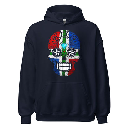 Unisex hoodie (Groningen Flag Skull)