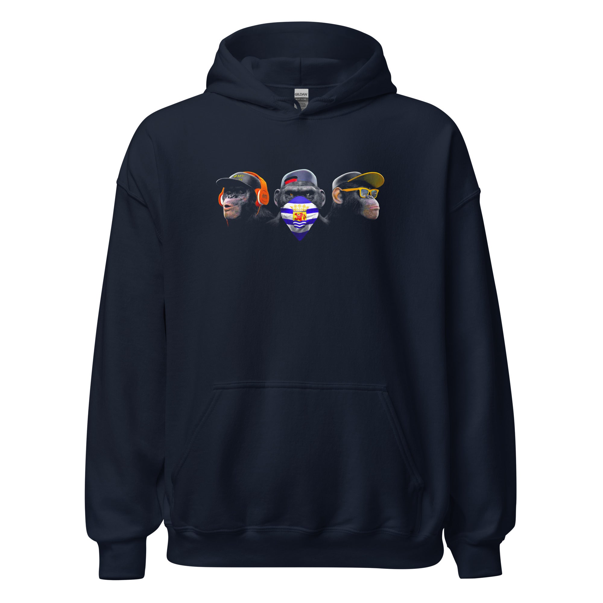 Unisex hoodie (Zeeland Flag Horen Zien en Zwijgen)