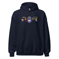 Unisex hoodie (Zeeland Flag Horen Zien en Zwijgen)