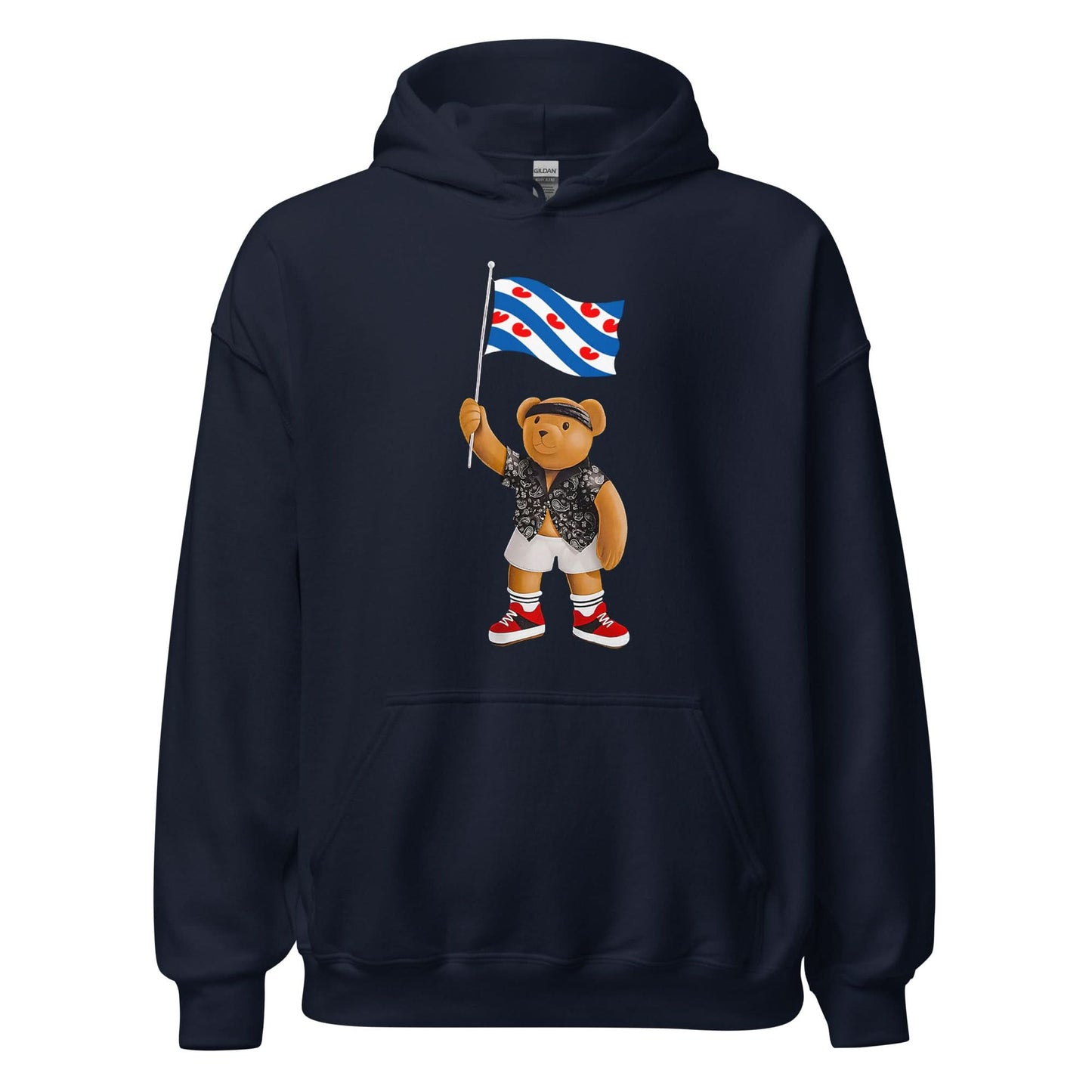 Unisex hoodie (Friesland Bear Vlag)