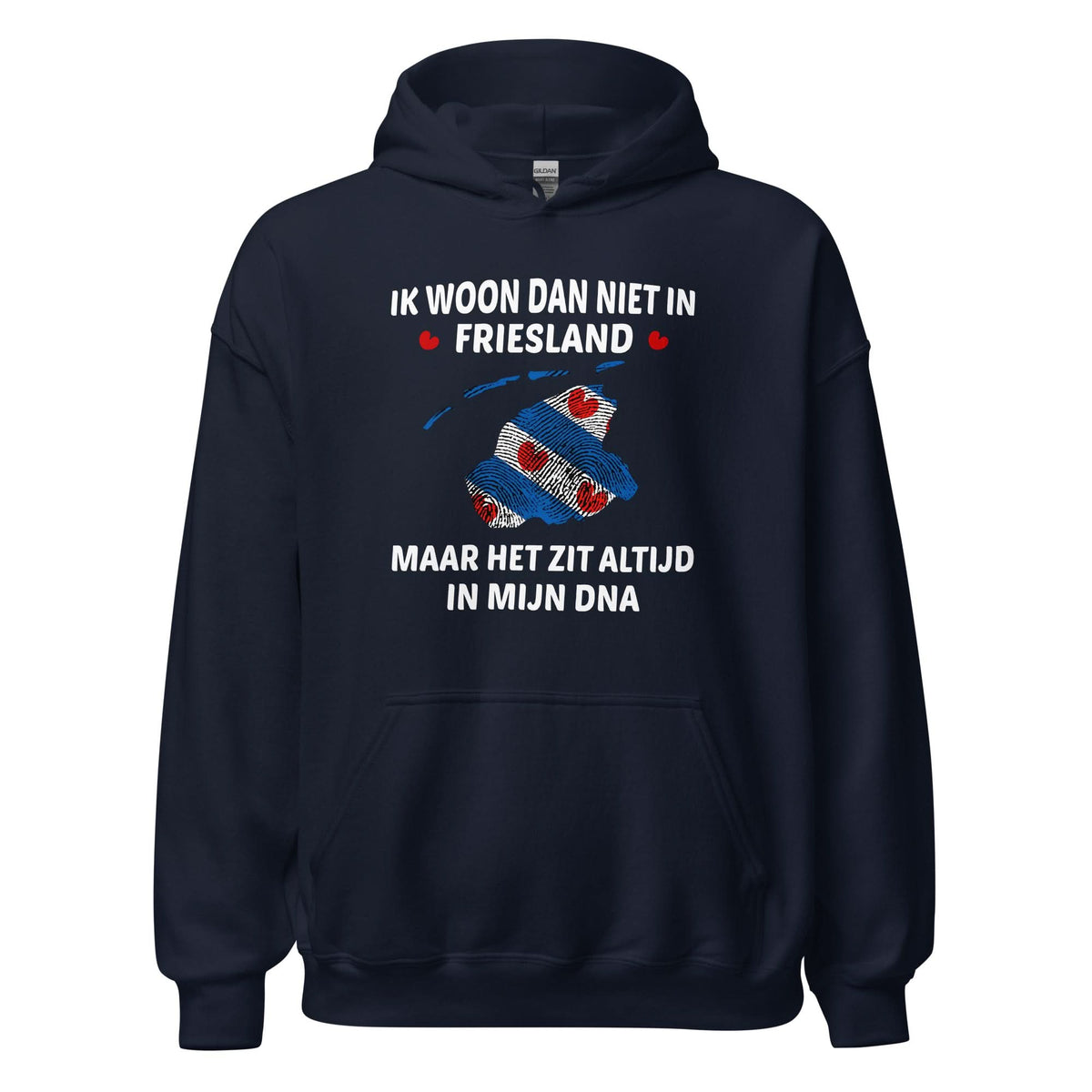 Unisex hoodie (Friesland ALTIJD IN MIJN DNA)