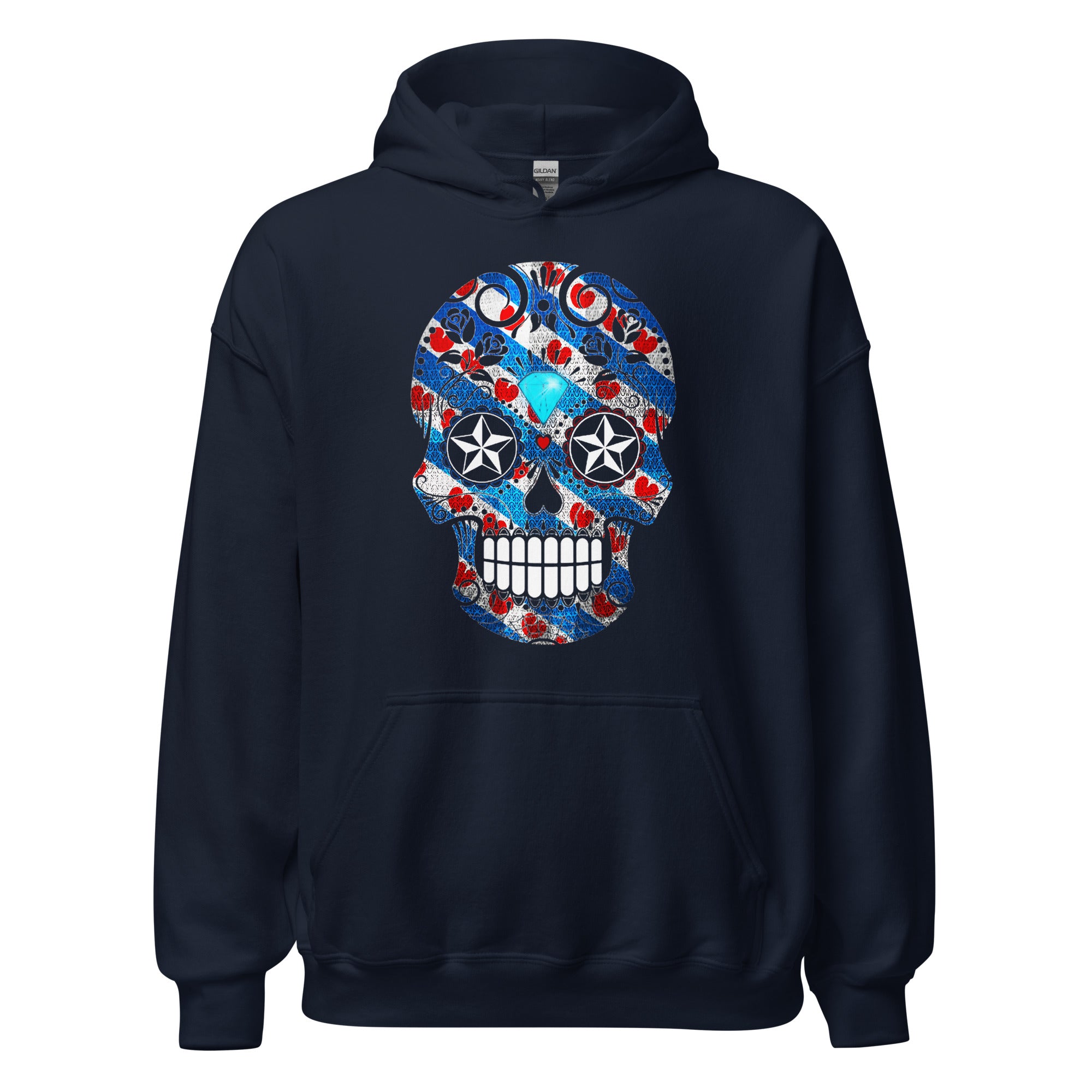 Unisex hoodie (Friesland Sugar Skull)