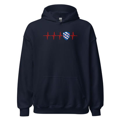 Unisex hoodie (Friesland Hartslag)
