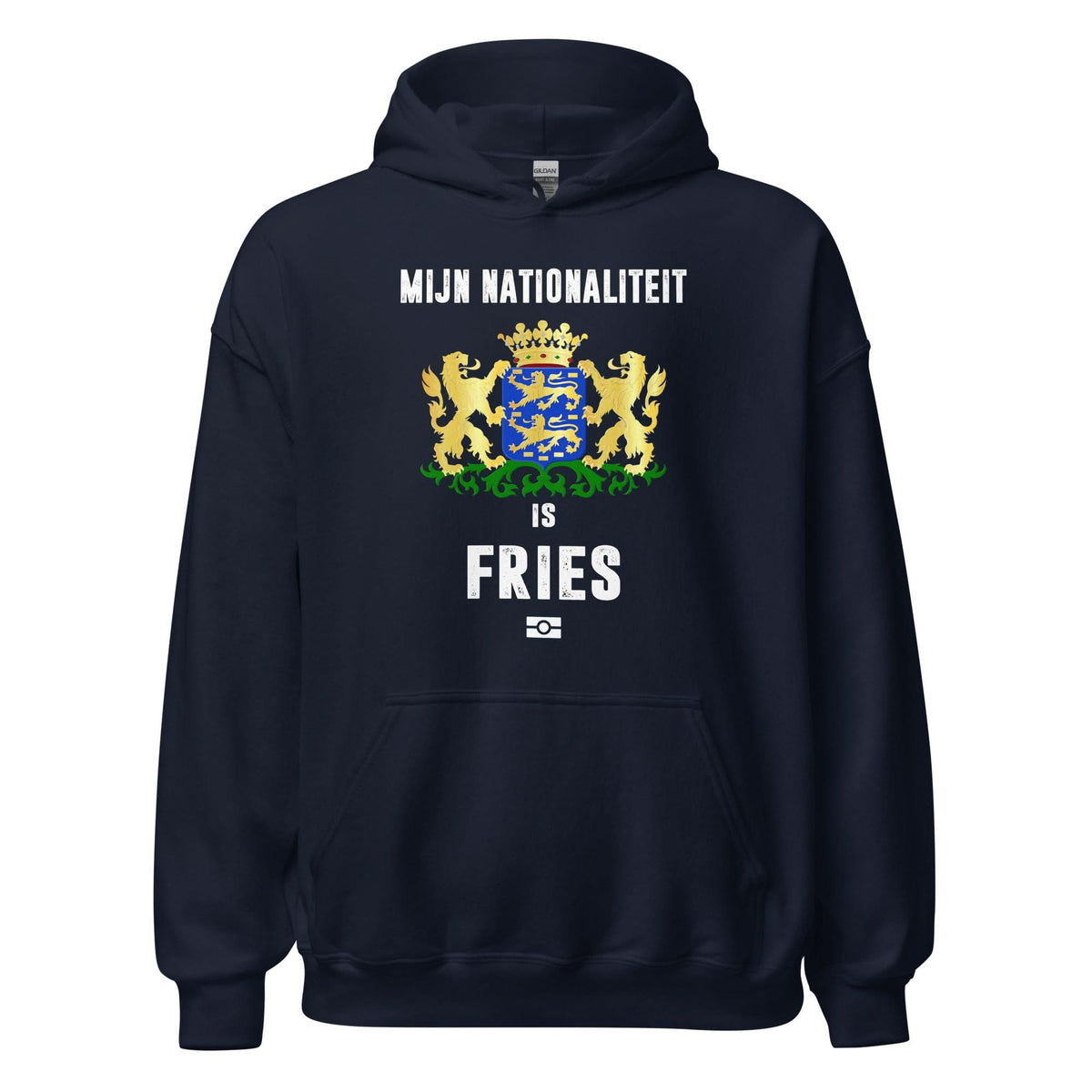 Unisex hoodie (Mijn nationaliteit is fries)