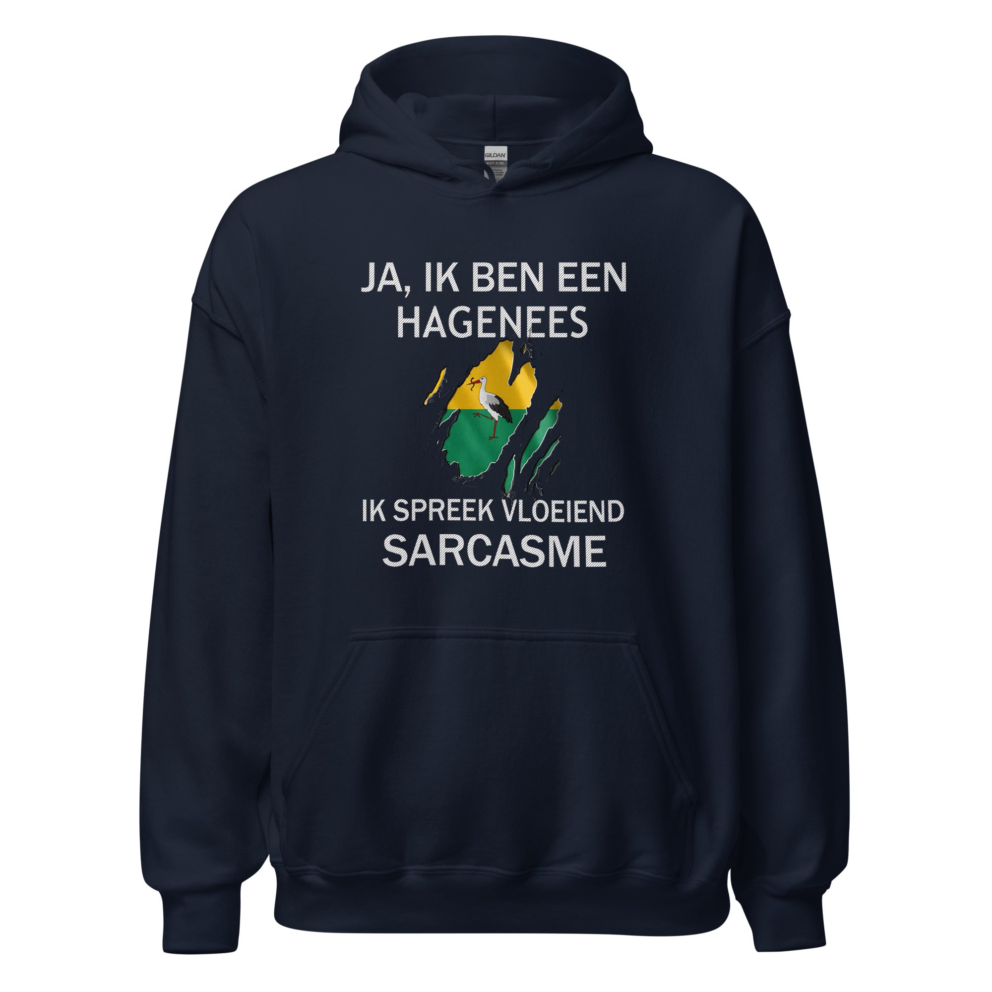 Unisex hoodie (Den Haag Sarcasme)