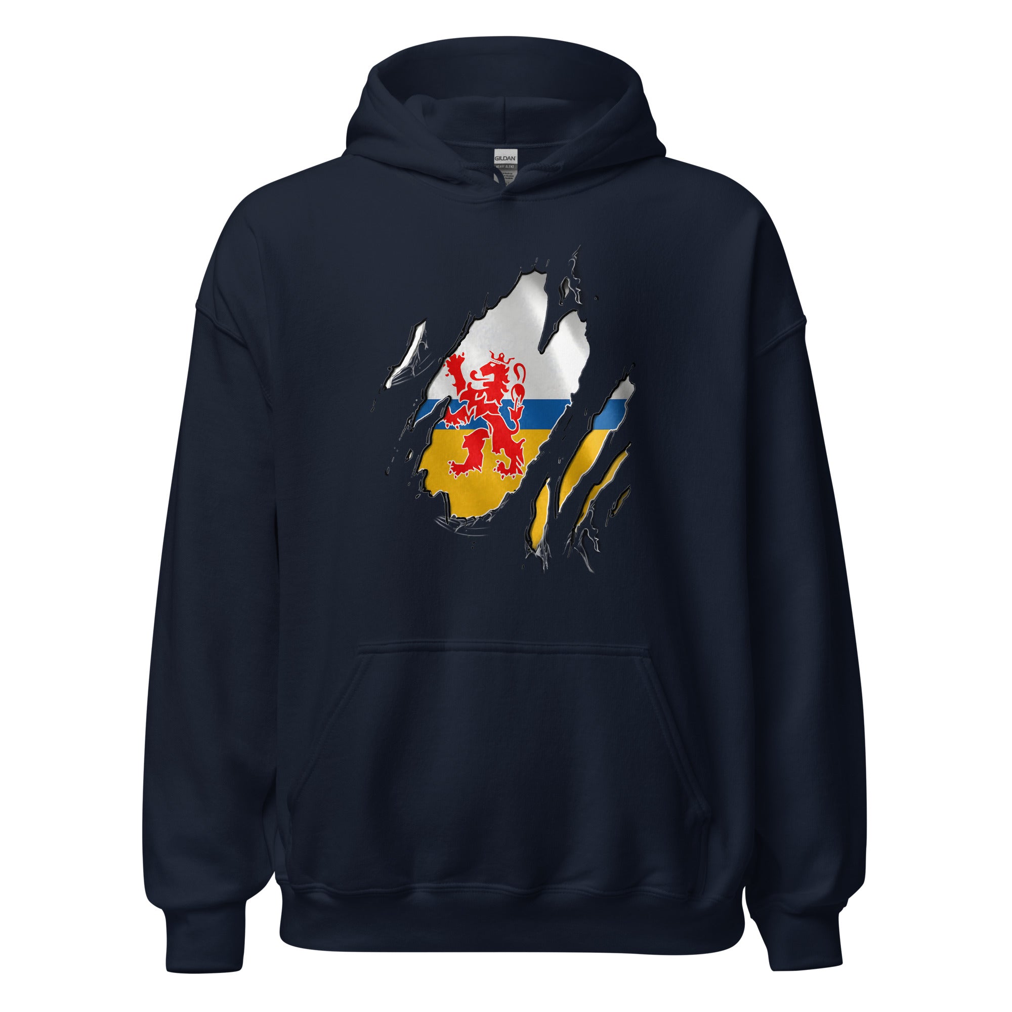 Unisex hoodie (Limburgse vlag)