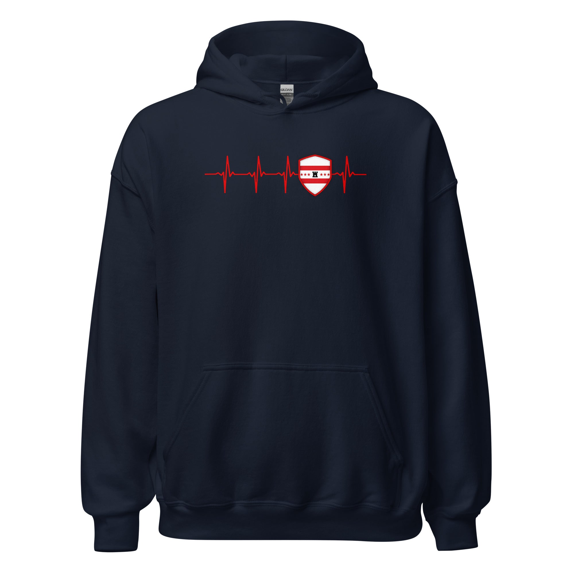 Unisex hoodie (Drenthe Schild Hartslag)