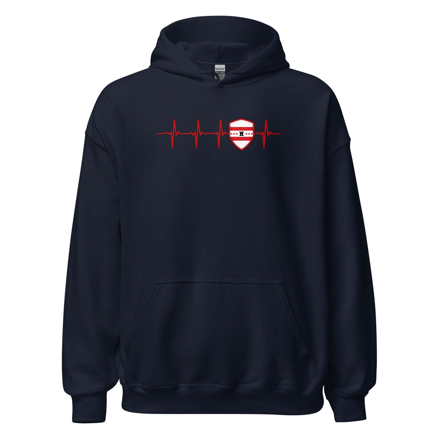 Unisex hoodie (Drenthe Schild Hartslag)