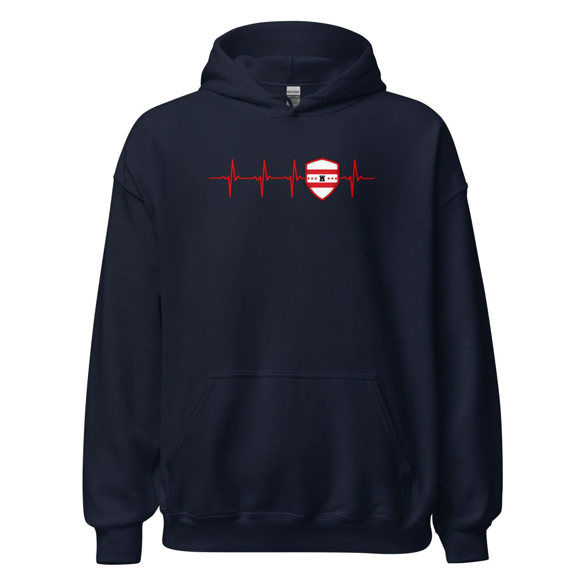 Unisex hoodie (Drenthe Schild Hartslag)