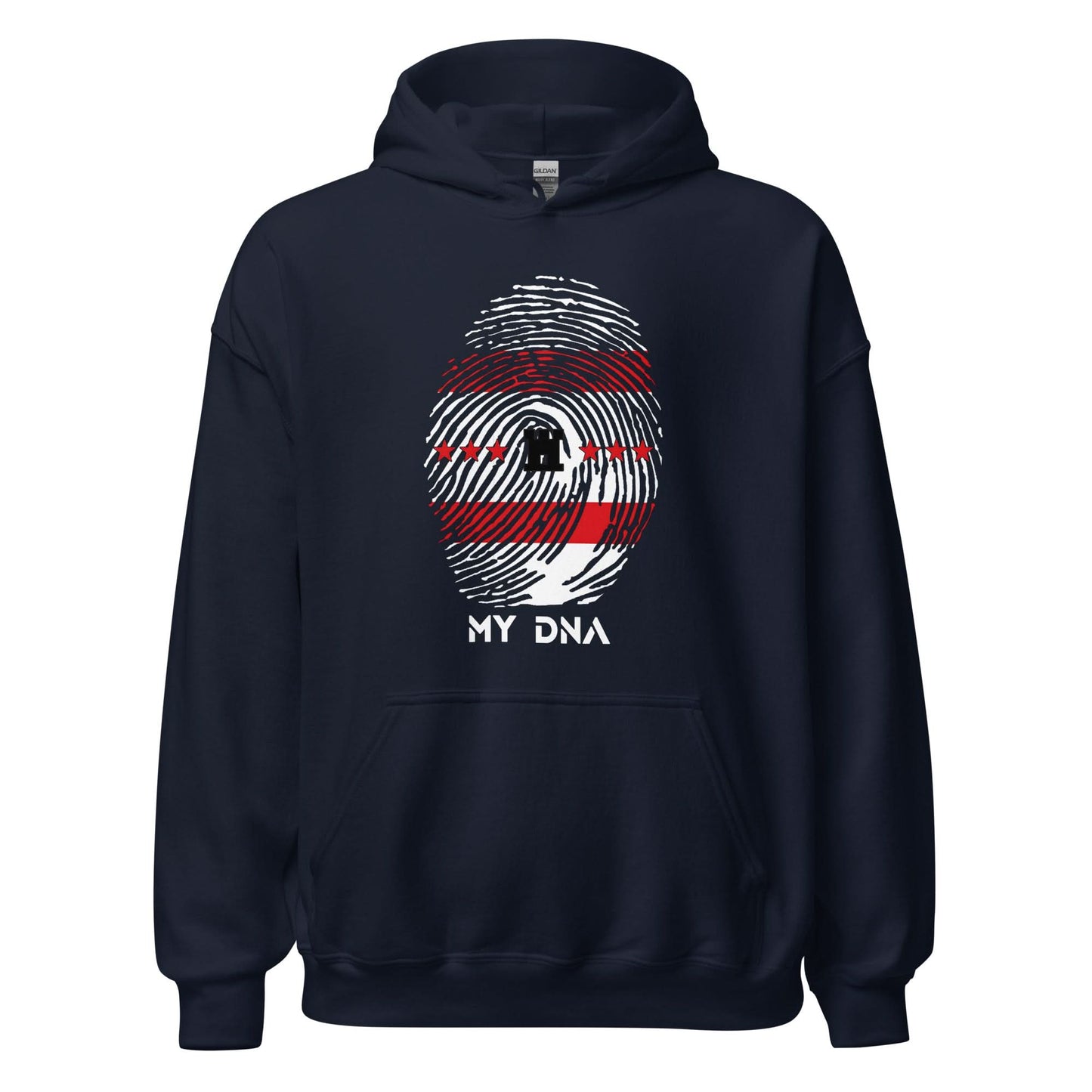 Unisex hoodie (Drenthe Vingerafdruk)