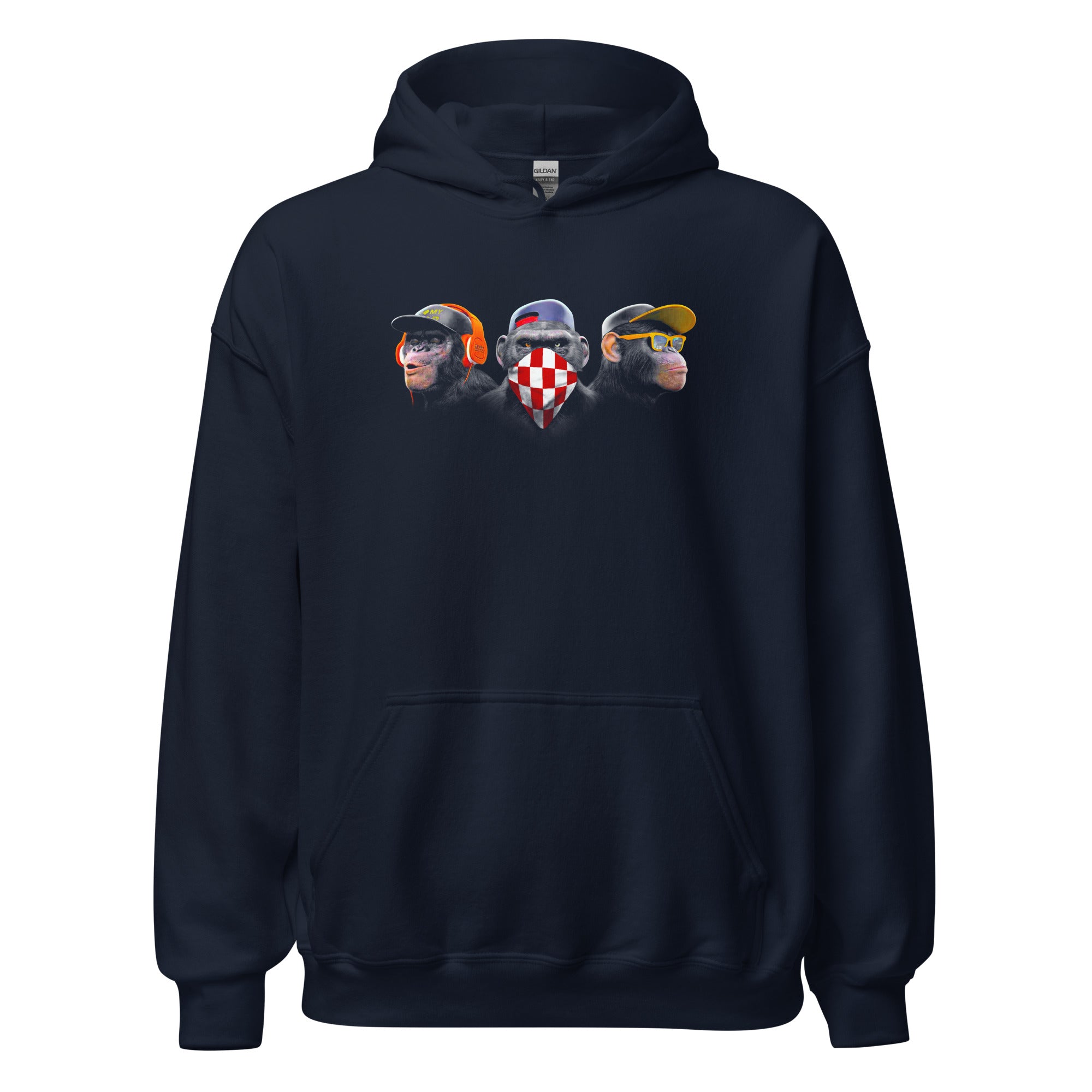 Unisex hoodie (Brabant Vlag Horen Zien en Zwijgen)