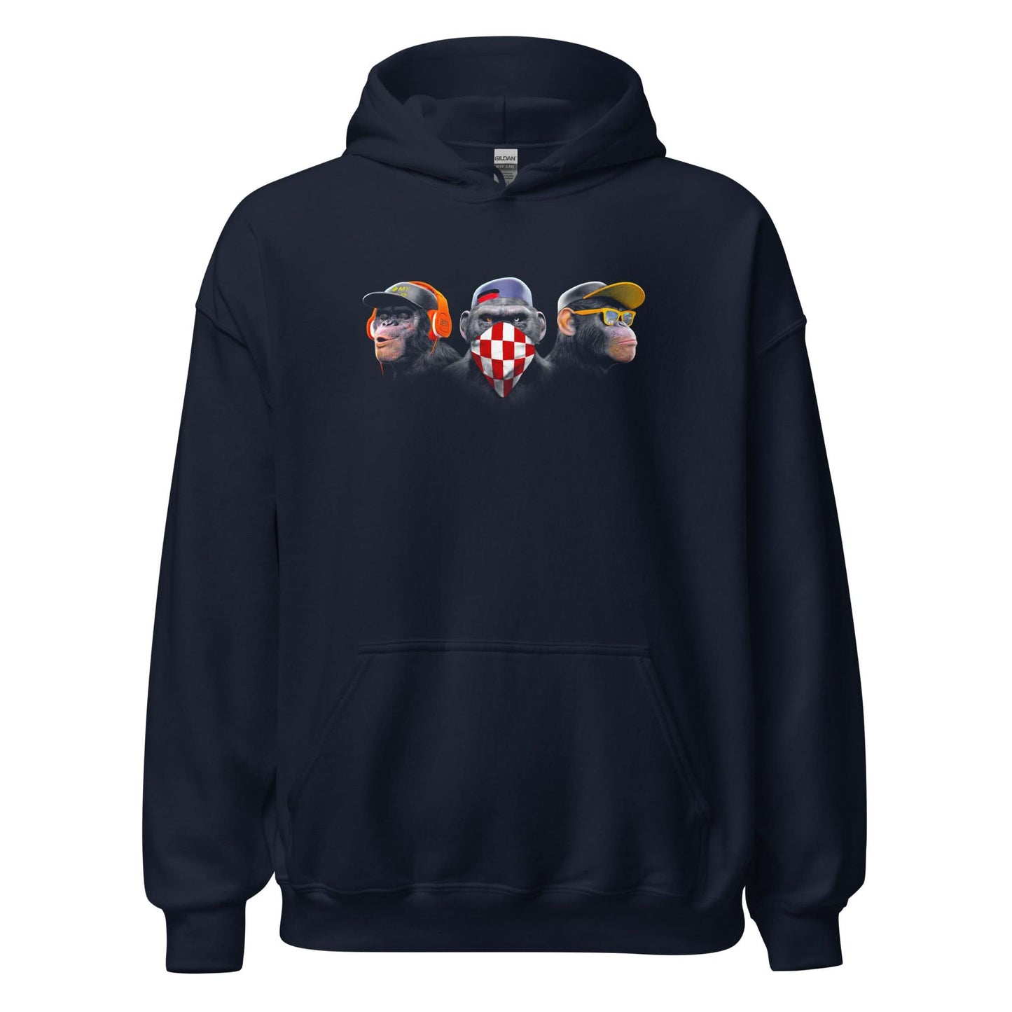 Unisex hoodie (Brabant Vlag Horen Zien en Zwijgen)