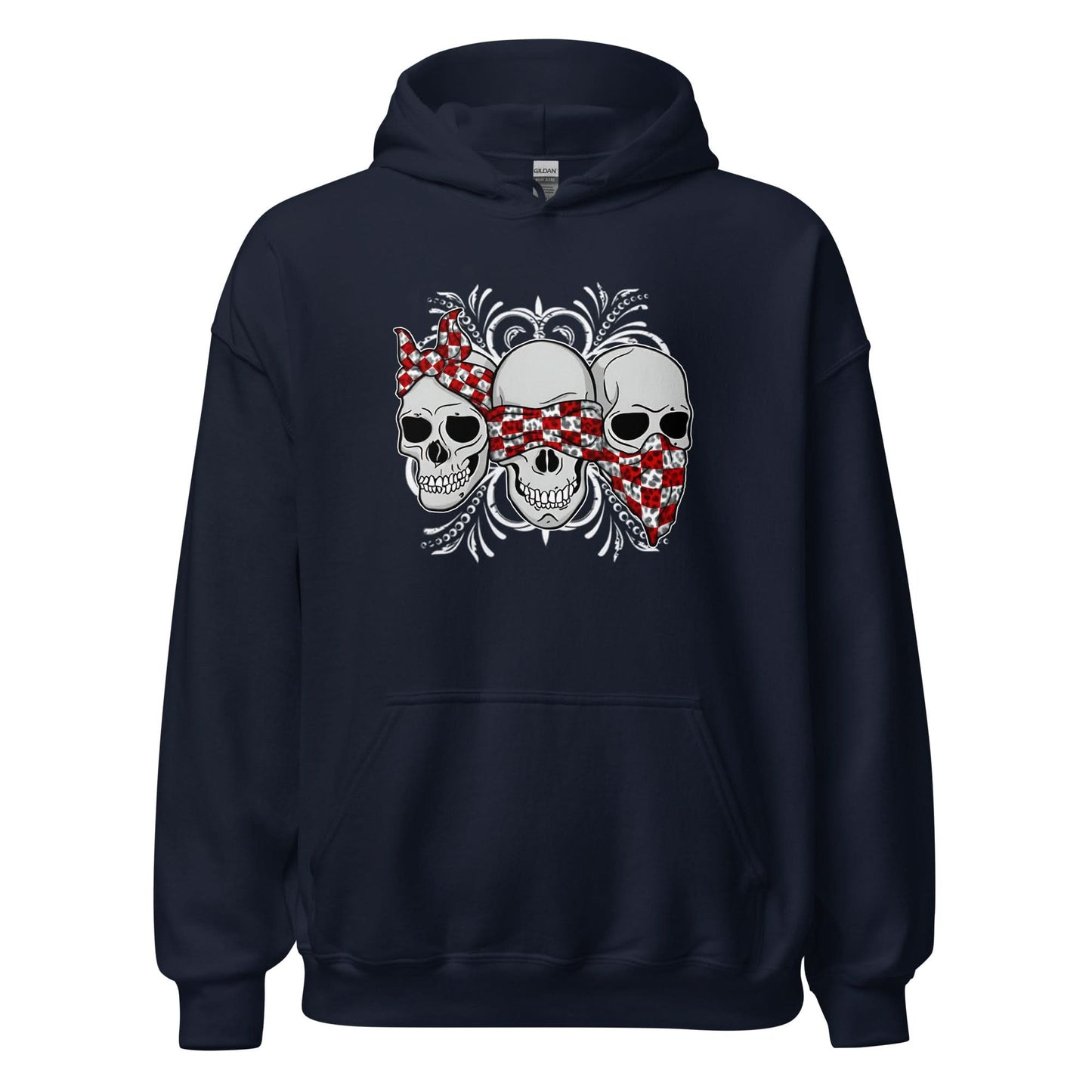 Unisex hoodie (Brabant Schedel Horen Zien en Zwijgen)