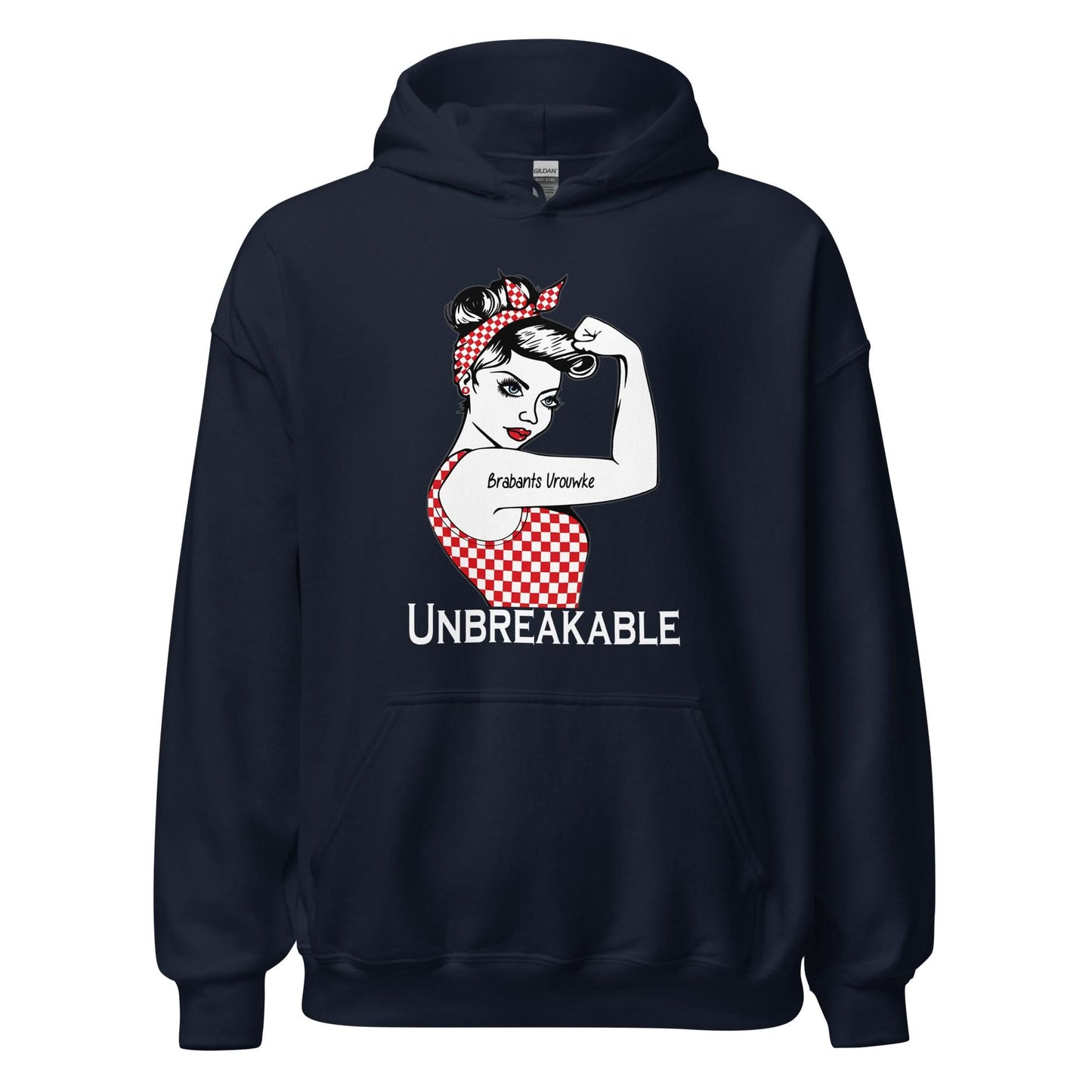 Unisex hoodie (Brabantse vrouwke Onbreekbaar)