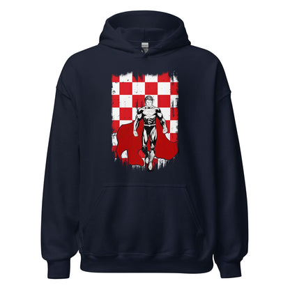 Unisex hoodie (Superman in Brabantse vlag)