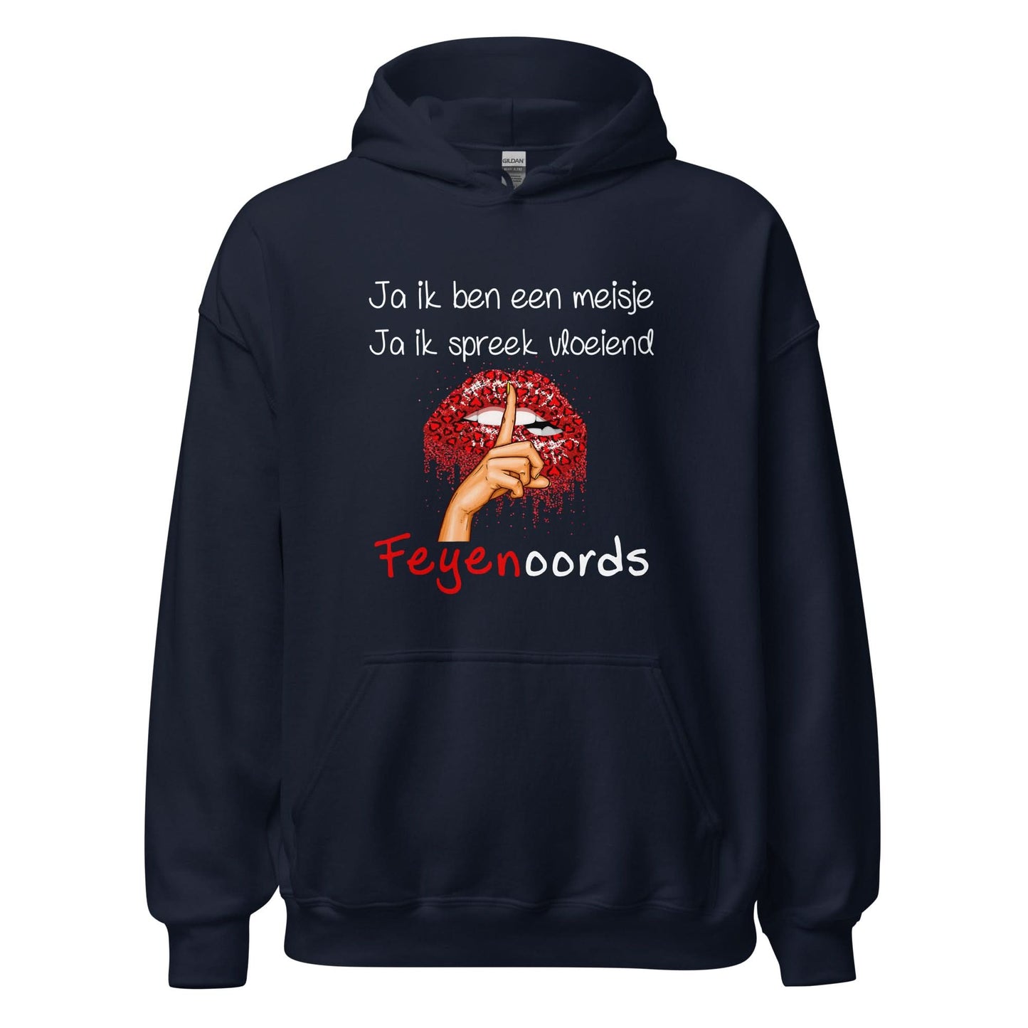 Unisex hoodie (Ik spreek vloeiend voetbals) 010