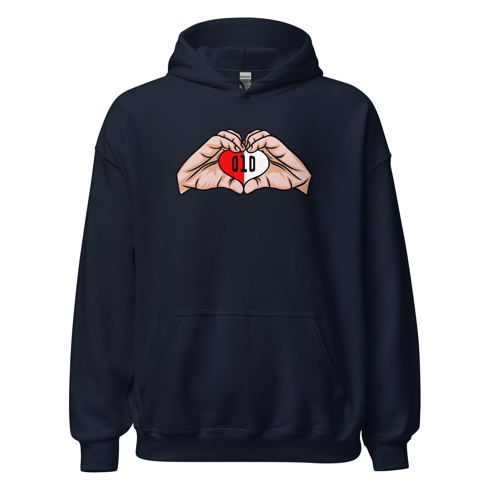 Unisex hoodie (Love mijn cluppie) 010