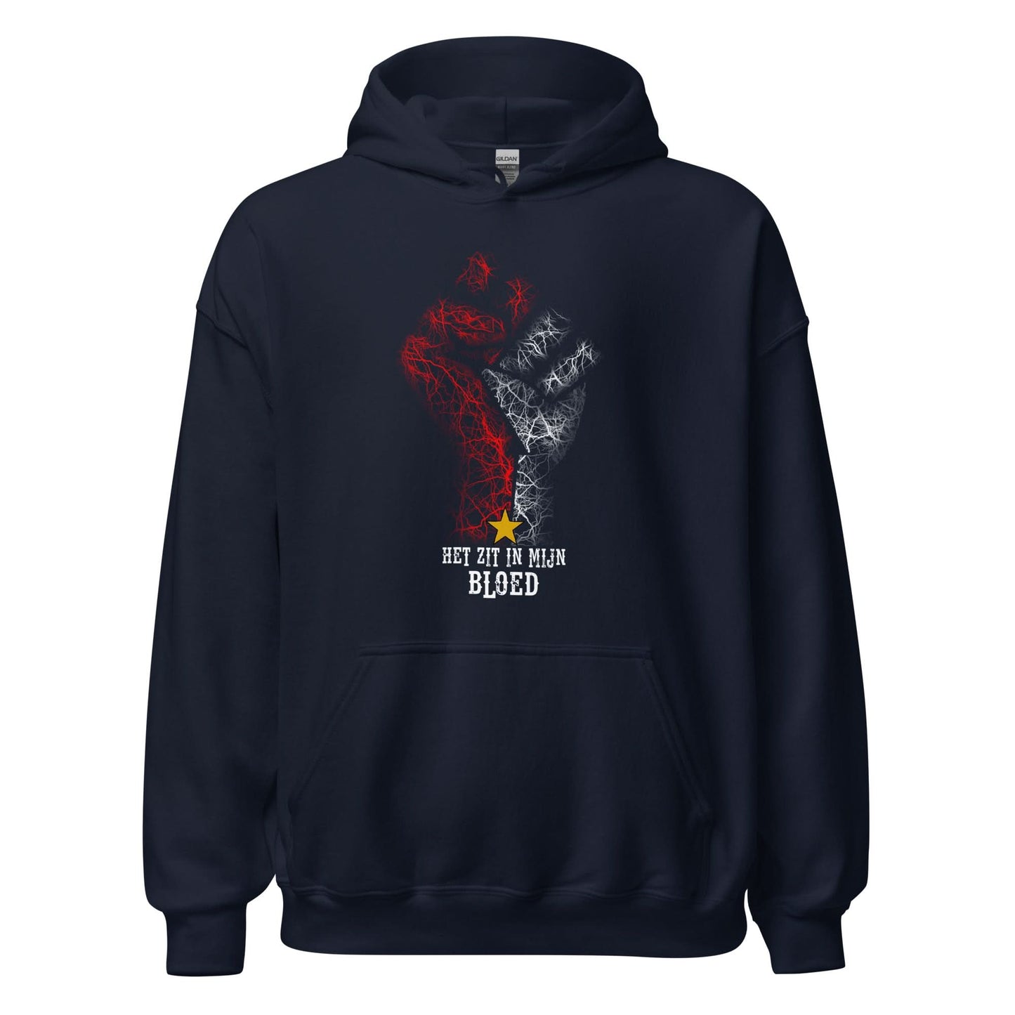 Unisex hoodie (Het zit in mijn bloed) 010