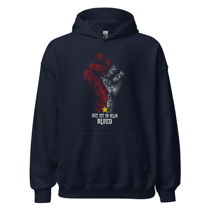 Unisex hoodie (Het zit in mijn bloed) 010