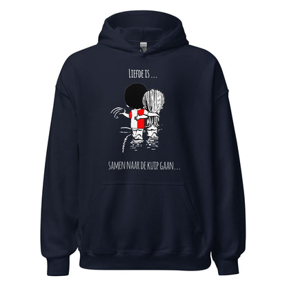 Unisex hoodie (Rotterdam- liefde.. is samen gaan naar de kuip)