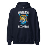 Unisex hoodie (Opa's echte opa's gaan vissen)