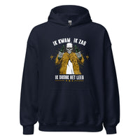 Unisex hoodie (Ik Kwam Ik Zag Ik Dronk Het Leeg)