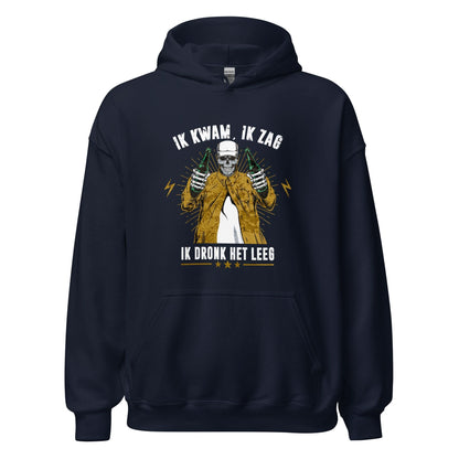 Unisex hoodie (Ik Kwam Ik Zag Ik Dronk Het Leeg)