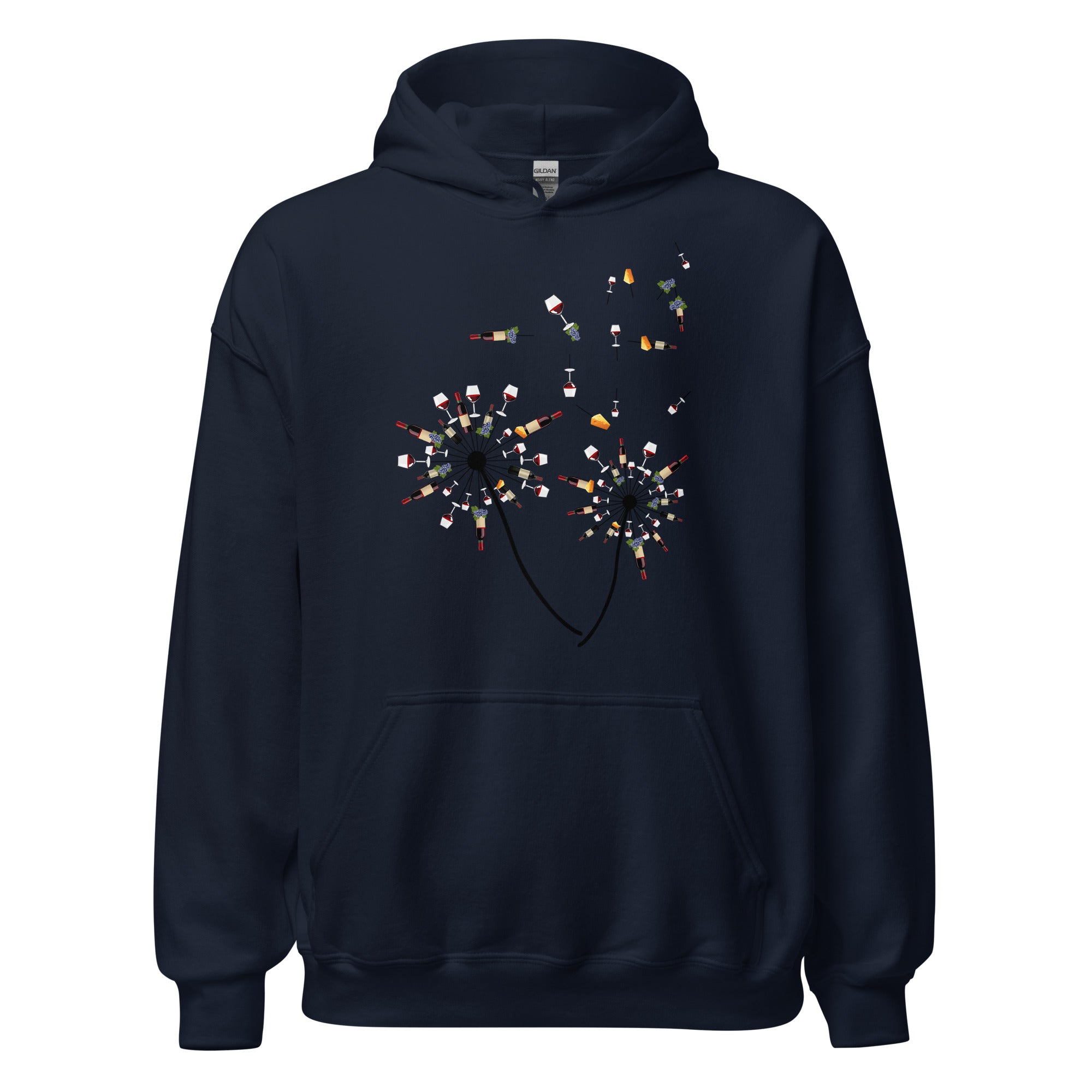 Unisex hoodie (Wijn)