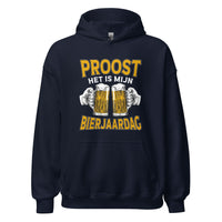 Unisex hoodie (Proost het Is Mijn Bierjaardag)