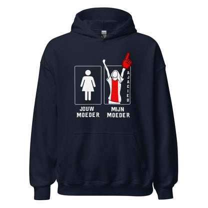 Unisex hoodie (Ajacied- mijn moeder, jouw moeder)