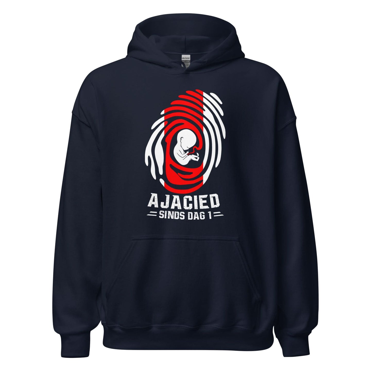 Unisex hoodie (Ajacied sinds dag 1)