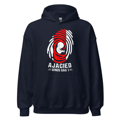 Unisex hoodie (Ajacied sinds dag 1)