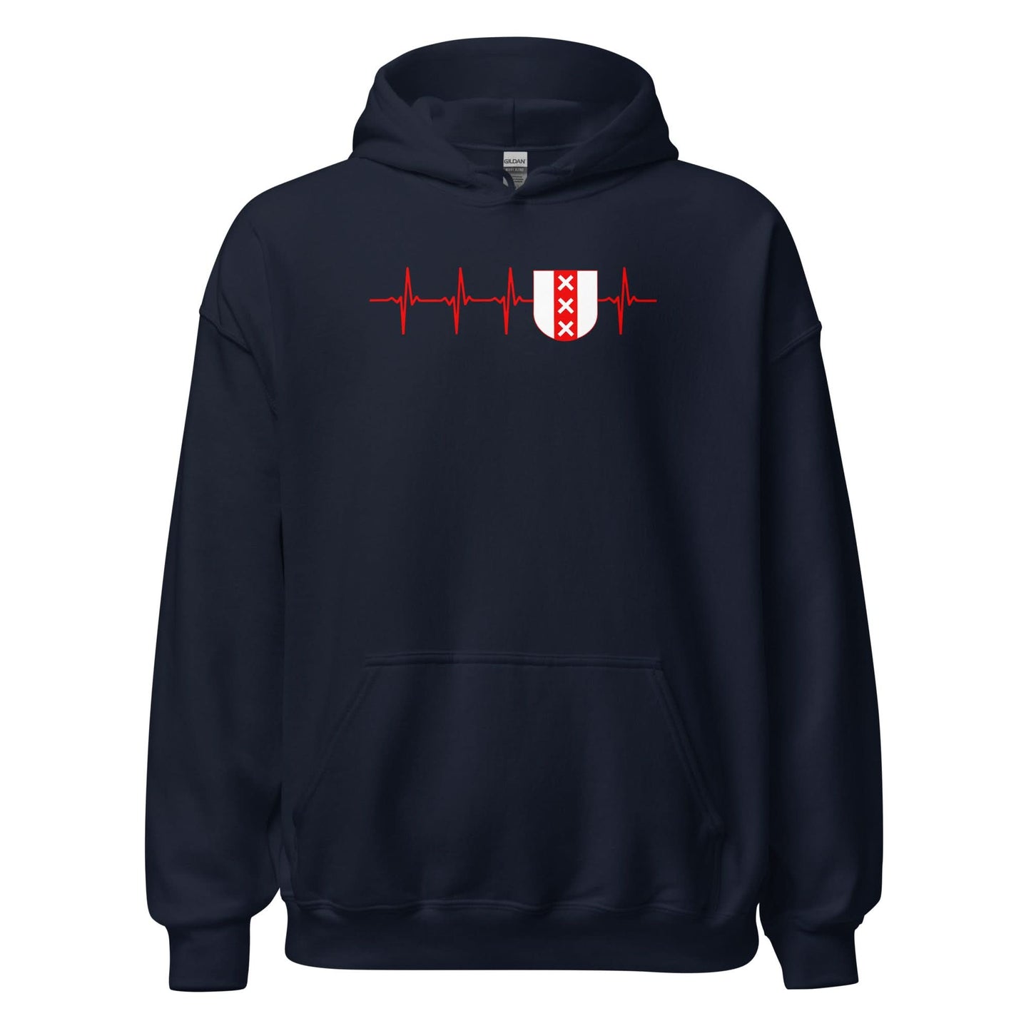 Unisex hoodie (Ajacied Hartslag)
