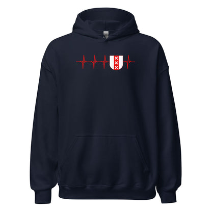 Unisex hoodie (Ajacied Hartslag)