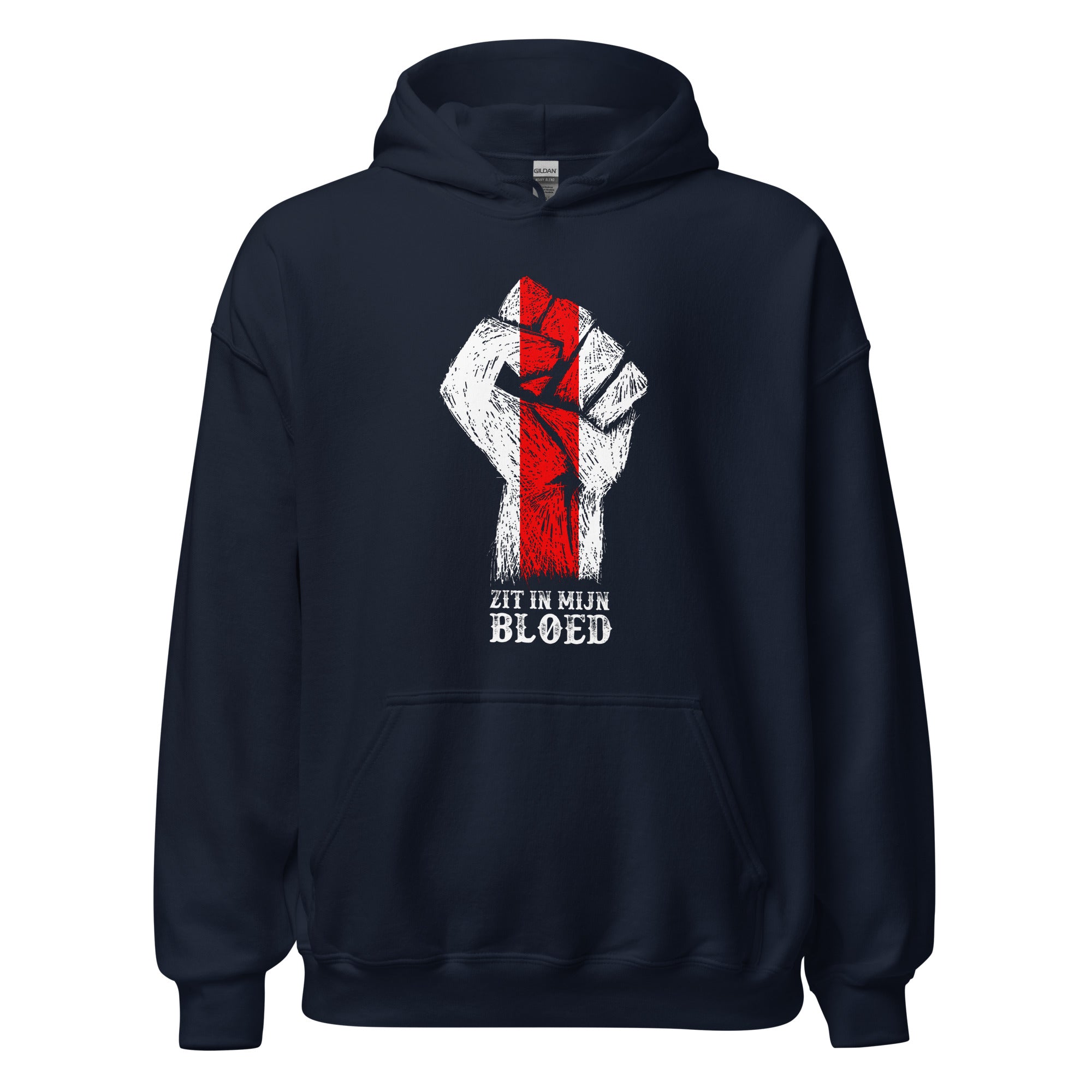 Unisex hoodie (Ajacied- het zit in mijn Bloed)