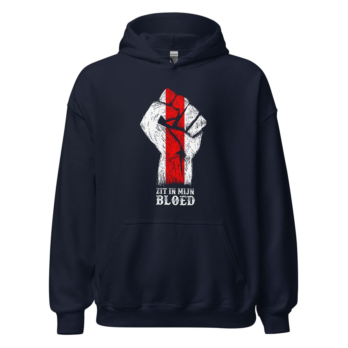 Unisex hoodie (Ajacied- het zit in mijn Bloed)