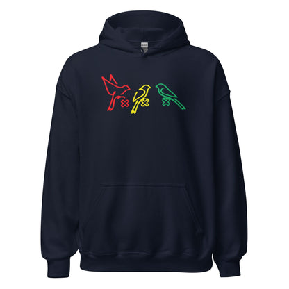 Unisex hoodie (Ajacied- three little birds)
