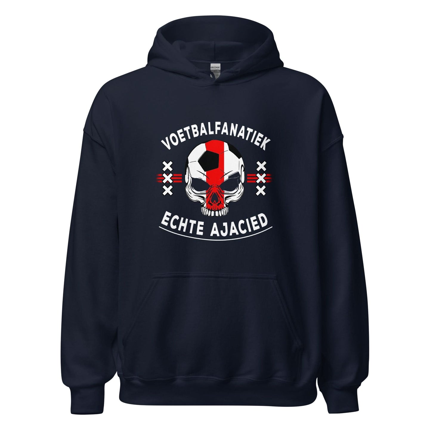 Unisex hoodie (Voetbal Fanatiek Echte Ajacied)