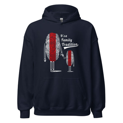 Unisex hoodie (Ajacied -  familie traditie)