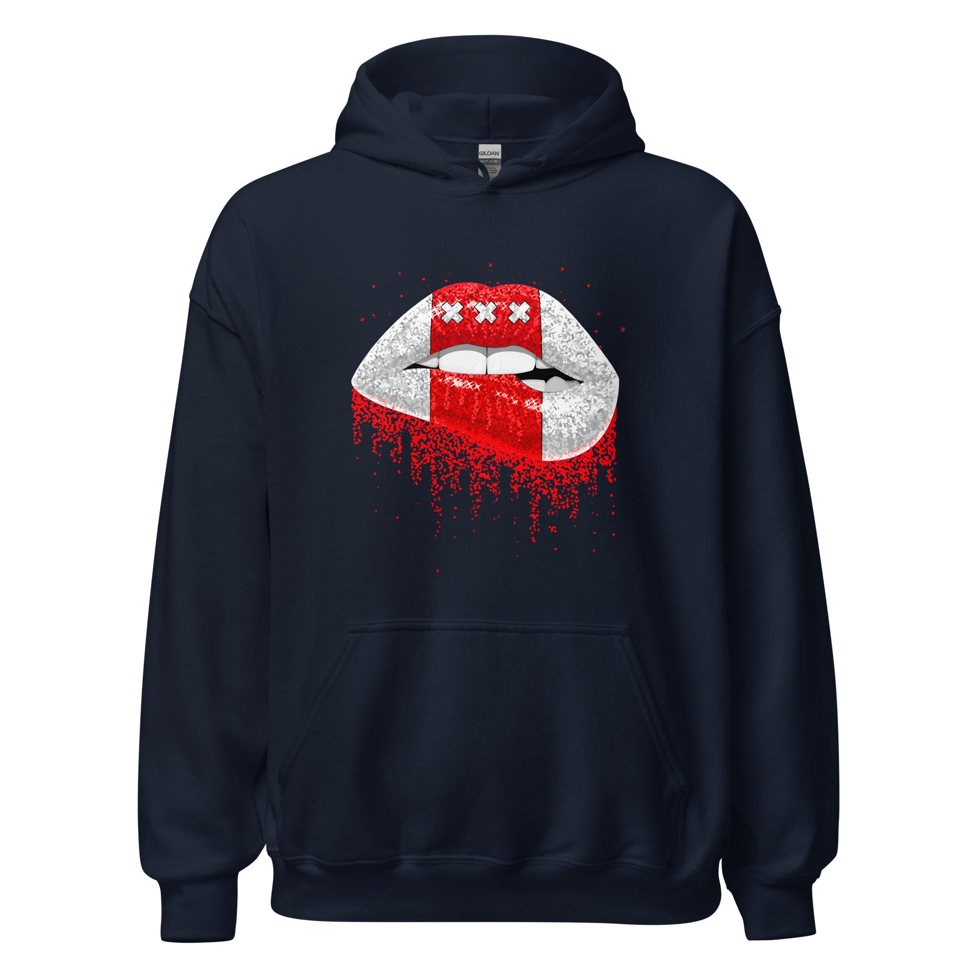 Unisex hoodie (Ajaciede lippen) Amsterdam