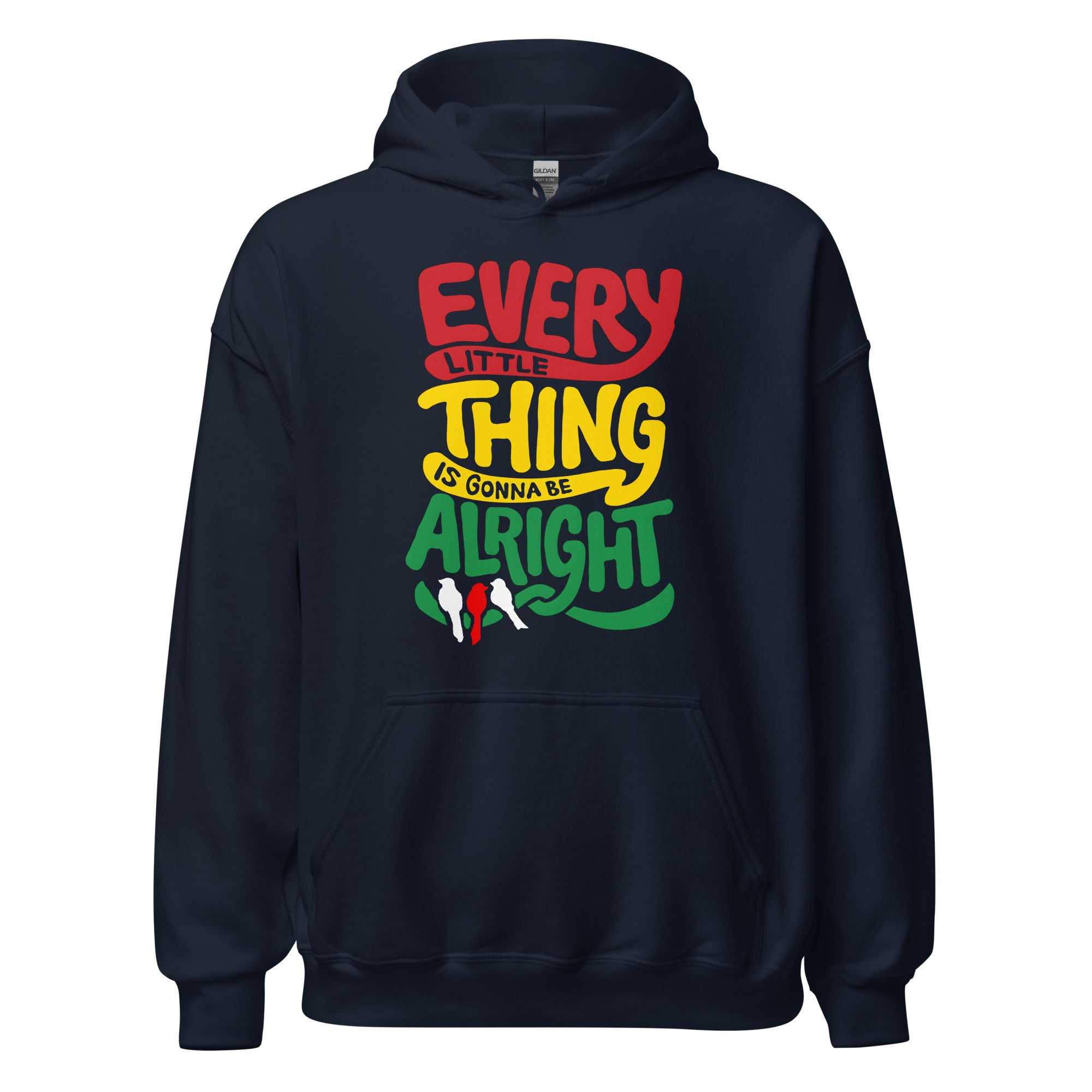 Unisex hoodie (Every little thing is gonna be alright) ajacied