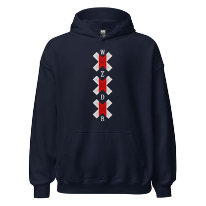 Unisex hoodie (Ajacied-vlag WZDB) Amsterdam