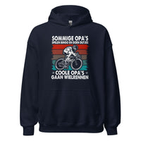 Unisex hoodie (Coole opa's gaan wielrennen)