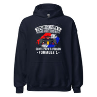 Unisex hoodie (Echte Papa's volgen formula 1)
