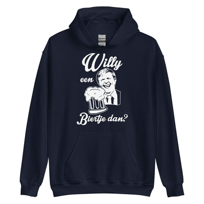 Unisx hoodie (willy een biertje dan?) Koningsdag