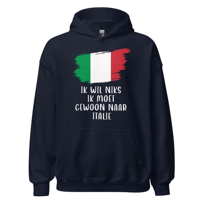 Unisex Hoodie(Moet gewoon naar - Italie)