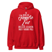Unisex Hoodie ( Jongste zus)