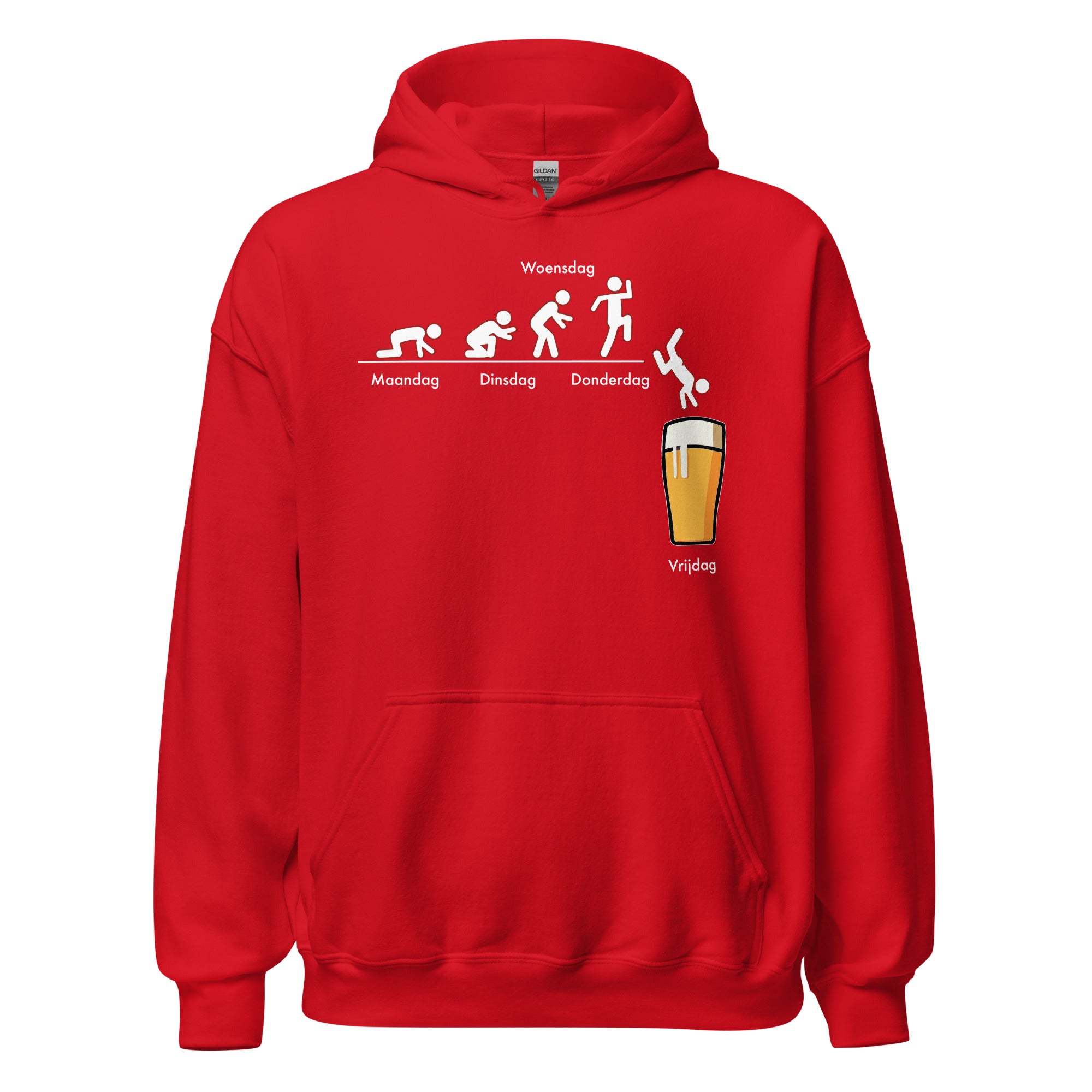 Unisex Hoodie (Bier Evolutie)