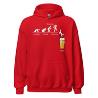 Unisex Hoodie (Bier Evolutie)