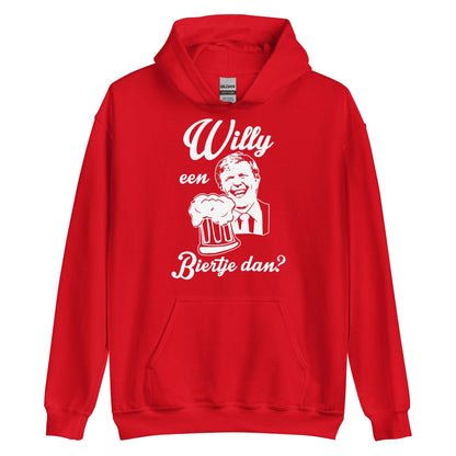 Unisx hoodie (willy een biertje dan?) Koningsdag